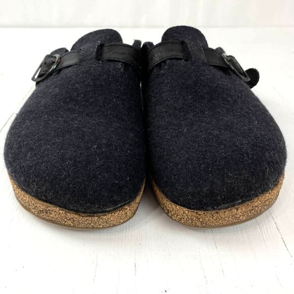 Haflinger Pure New Wool Adjustable Buckle Cork Clog GZB Size 41 - Picture 9 of 15
